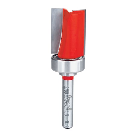 Freud Freud 3/4 in. D X 3/4 in. X 2-5/8 in. L Carbide Top Bearing Flush Trim Router Bit 50-106